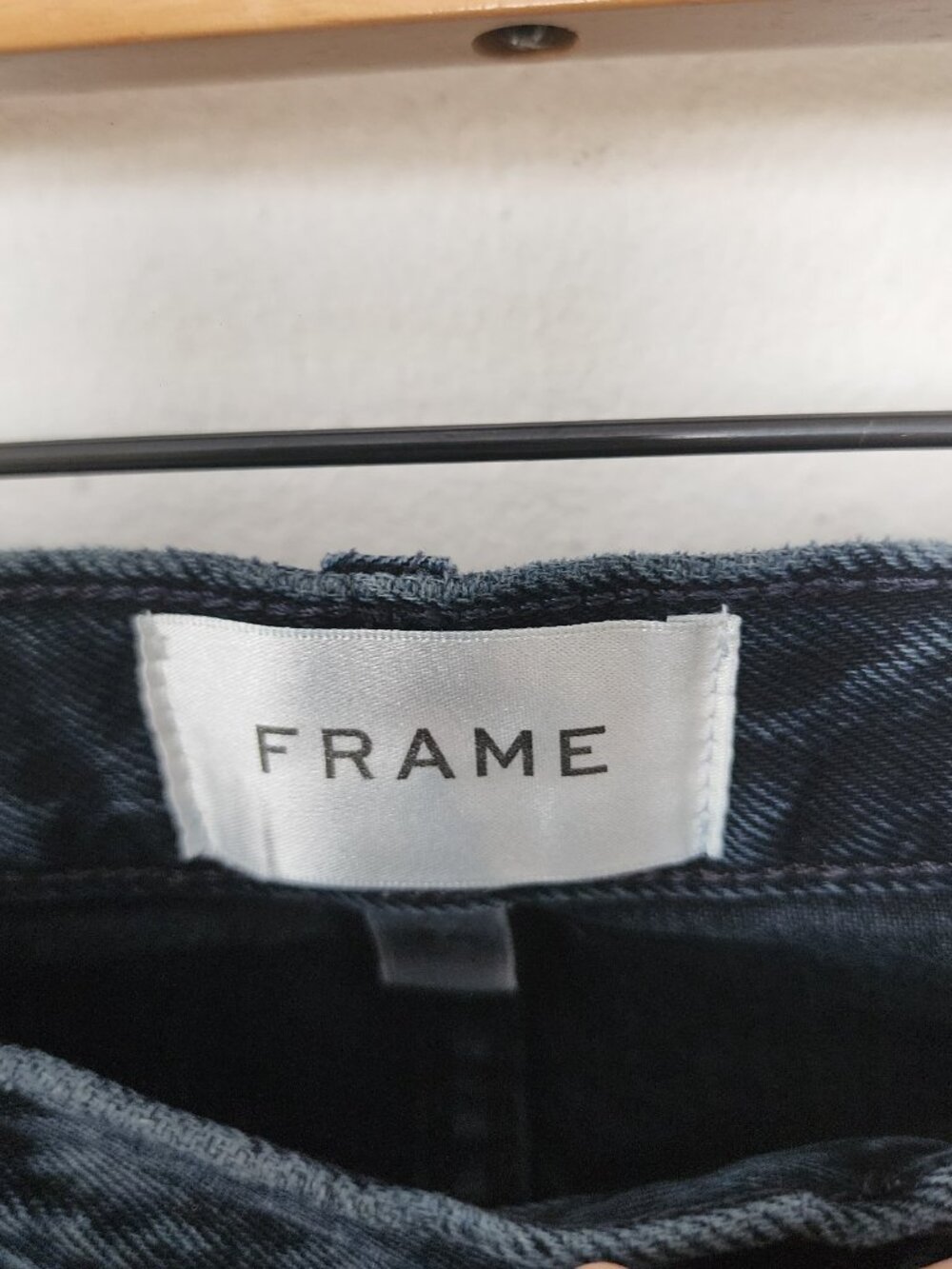 Womens Frame The Bubble Dark Wash Jeans Size 27 - Picture 6 of 9